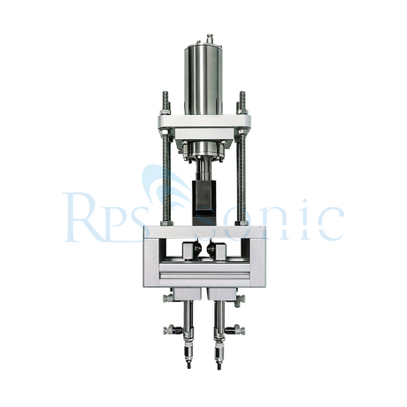 雙邊封口超聲波切割機配合滾輪分切對織物進行切割